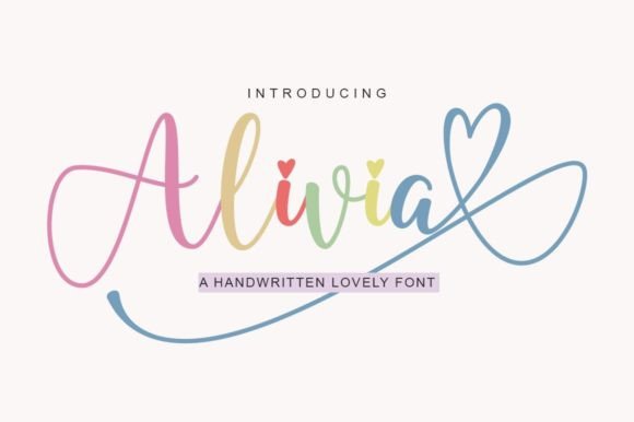 Alivia: The Script Font That Elevates Your Campaigns
