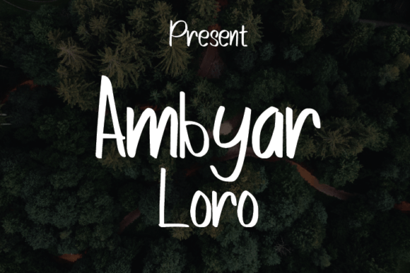 Ambyar Loro Script Font for Elegant Handmade Brands