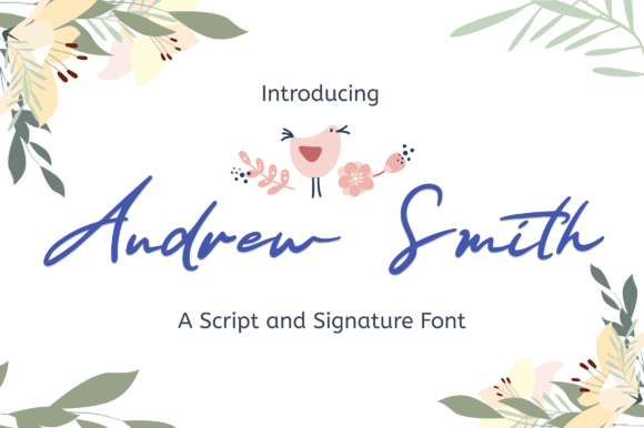Andrew Smith Script Font for Timeless Brand Visuals