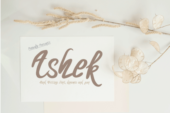 Ashek Script Font for Distinctive Campaign Typography