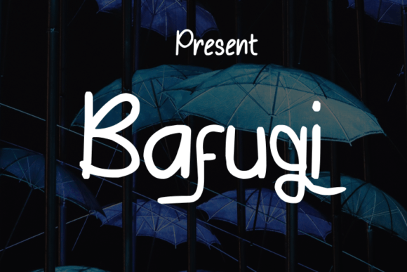 Bafuqi Script Typeface for Elegant Handmade Branding