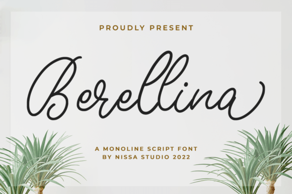 Berellina Script Font for Elegant Handmade Designs