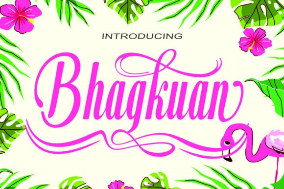 Bhagkuan: A Script Handwritten Font for Meaningful Editorial Moments