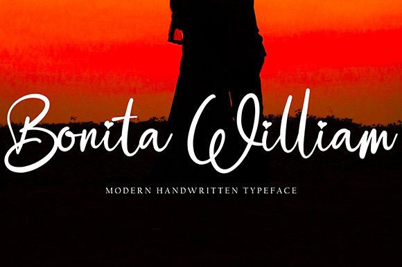 Bonita William: A Modern Handwritten Script Font for Brand Elegance