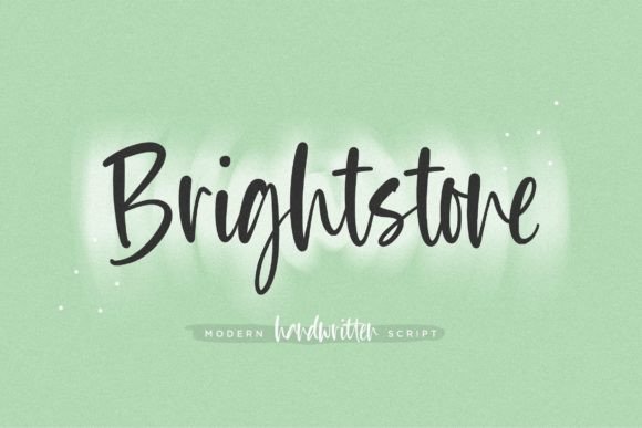 Brightstone: A Script Font That Breathes Life Into Your Crafts