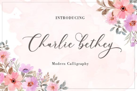 Charlie Bethey: A Script Handwritten Font for Elegant Digital Branding