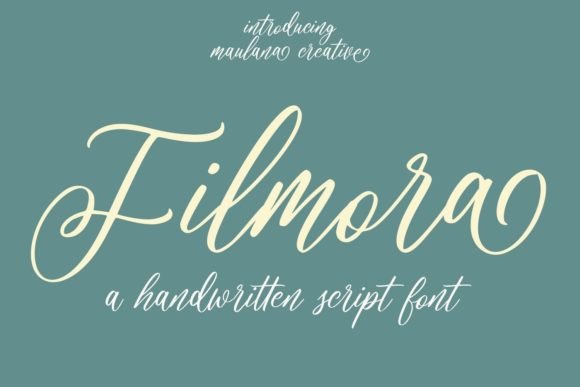 Filmora: The Script Font That Elevates Your Campaigns