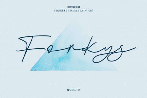 Forkys: A Casual and Fun Script Font for Small Business Branding