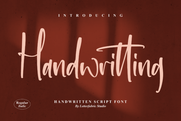 Handwritting: A Script Handwritten Font for Editorial Warmth and Brand Clarity