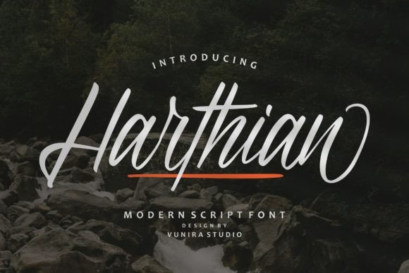 Harthian: A Script Font That Breathes Life Into Handmade Creations
