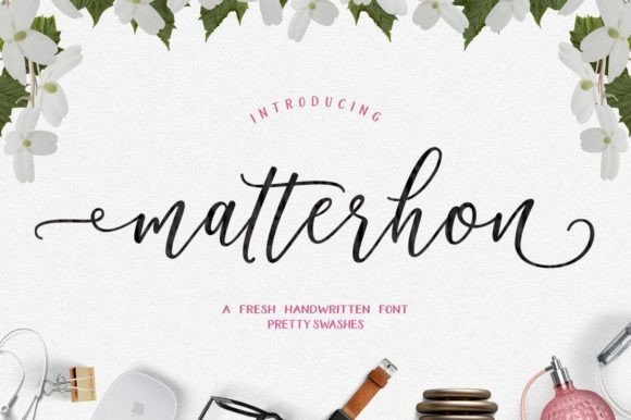 Matterhon: A Luxurious Script Font for Digital Branding