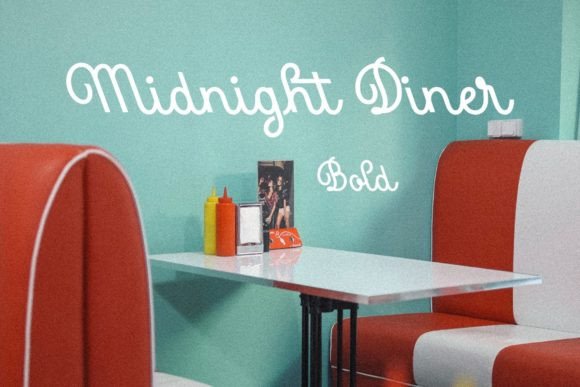 Midnight Diner: A Script Font for Editorial Expression