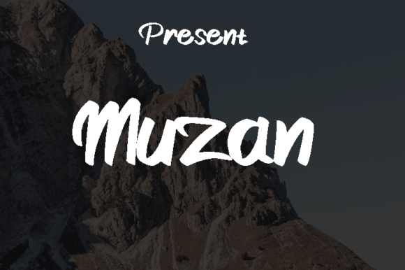 Muzan: A Modern Script Typeface for Elegant Branding