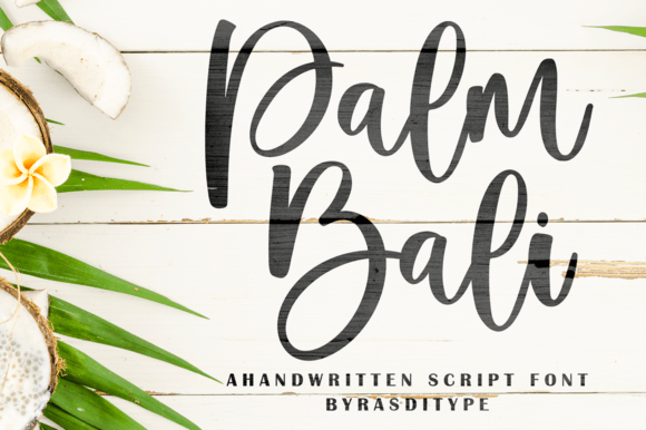 Palm Bali: A Playful Yet Elegant Script Handwritten Font