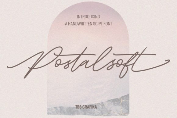 Postalsoft: A Script Font for Beautiful, Readable Craft Projects