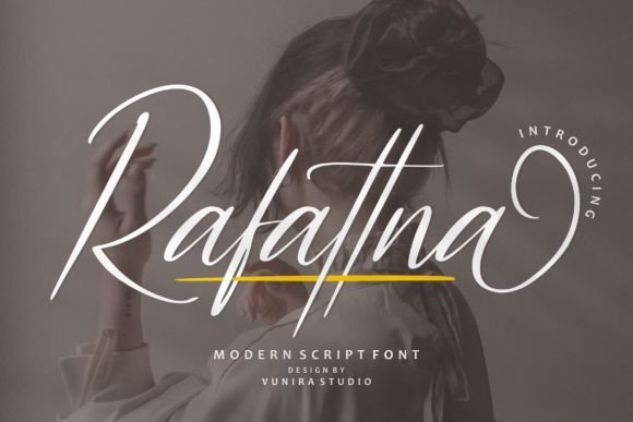 Rafattna: A Script Font for Dynamic Campaigns