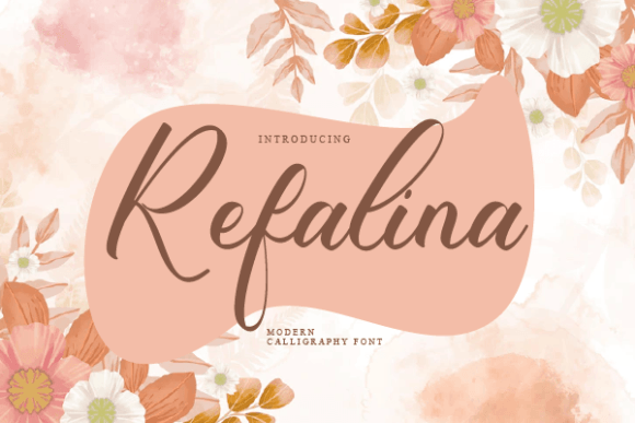 Refalina: A Modern Handwritten Script Font for Authentic Branding