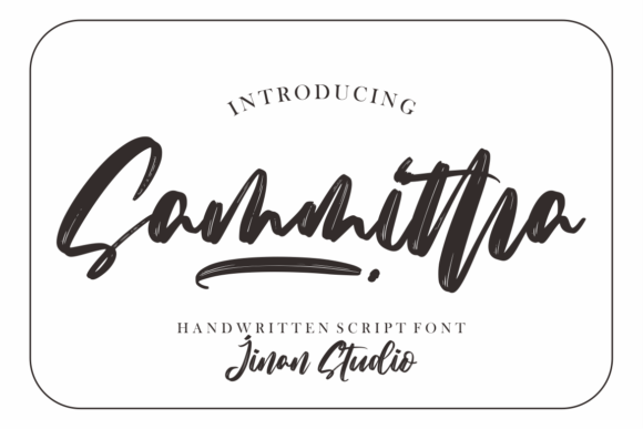 Sammitha: A Modern Script Handwritten Font for Elegant Web Typography