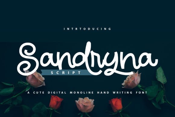 Sandryna: A Fun and Cute Script Font for Magical Digital Experiences