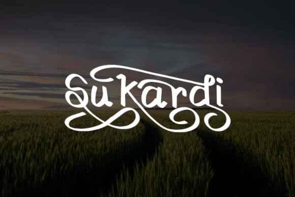 Sukardi: A Script Font That Elevates Handmade Design