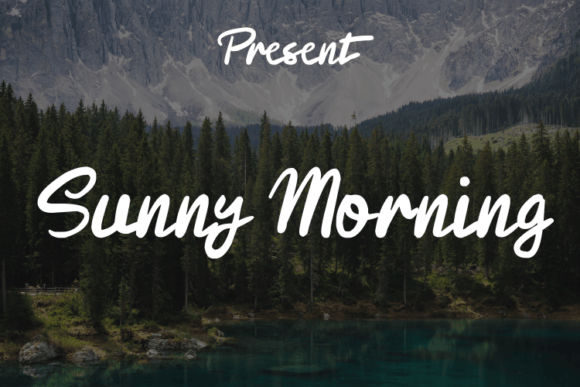Sunny Morning Script Typeface for Elegant Branding