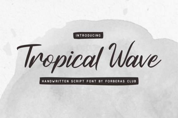 Tropical Wave: A Script Font for Modern Web Design