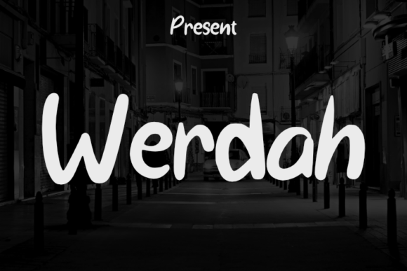 Werdah: A Modern Script Typeface for Elegant Editorial Design