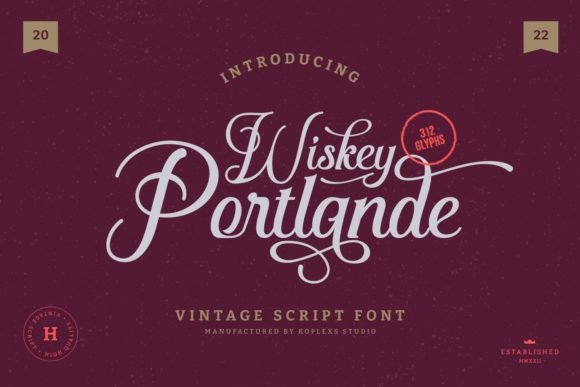 Wiskey Portlande: A Timeless Script Font for Modern Branding